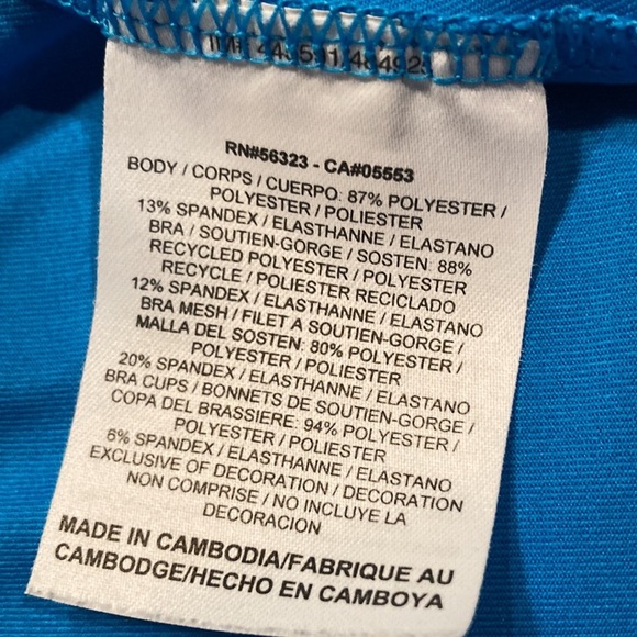 NIKE Womens Racer Back Active Wear Tank Top with Sports Bra - size Medium - Picture 17 of 17